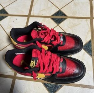 Kyrie Irving Air Force 1.  Rare. See through upper soles. Size 8. Worn 3-4 times
